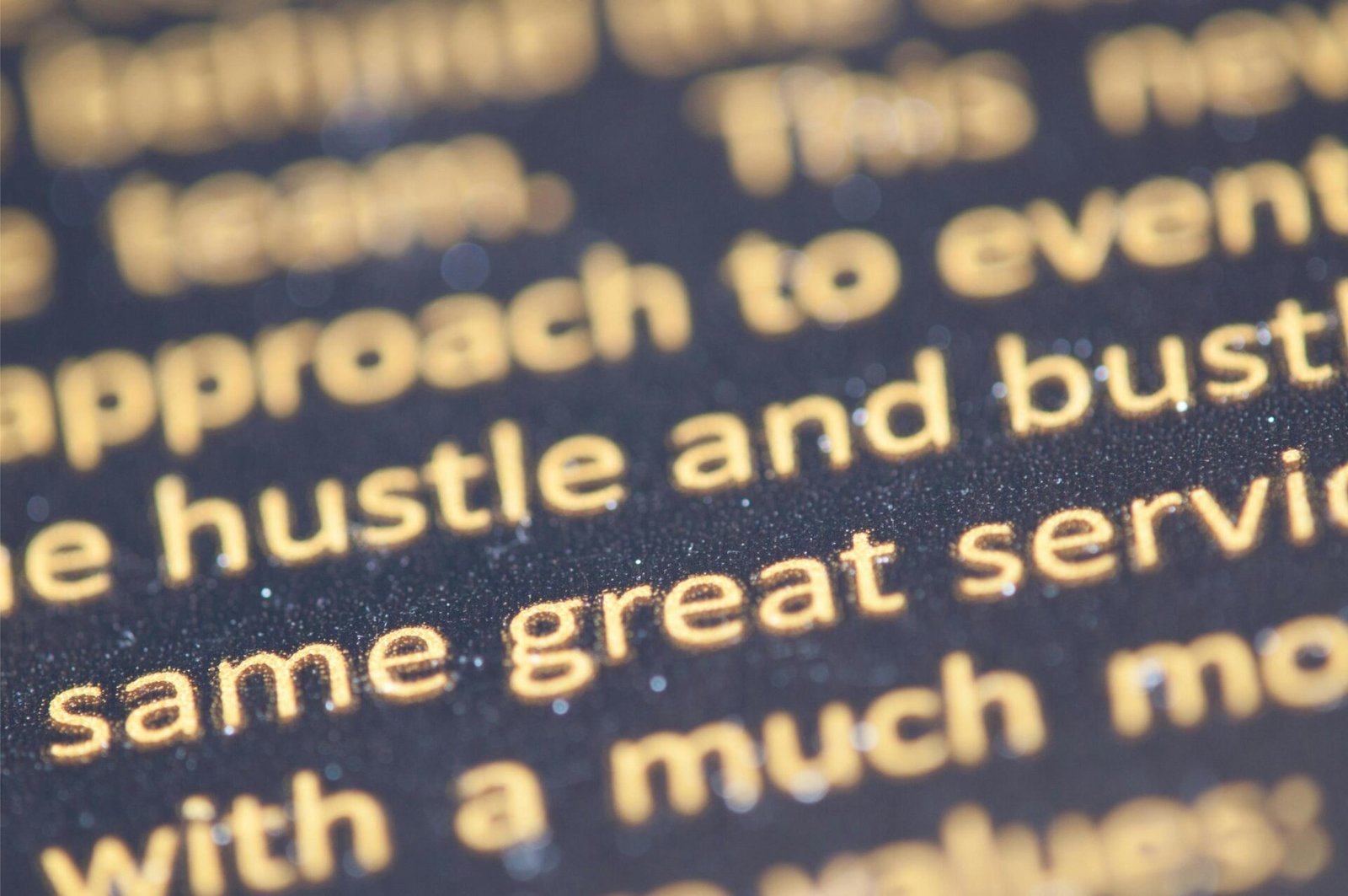 Typography Abstract Image
