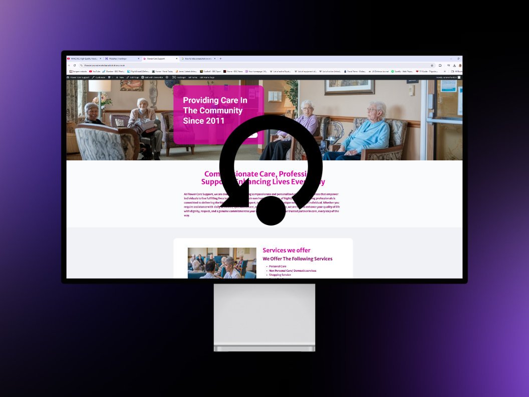 Website Refresh Image With Background